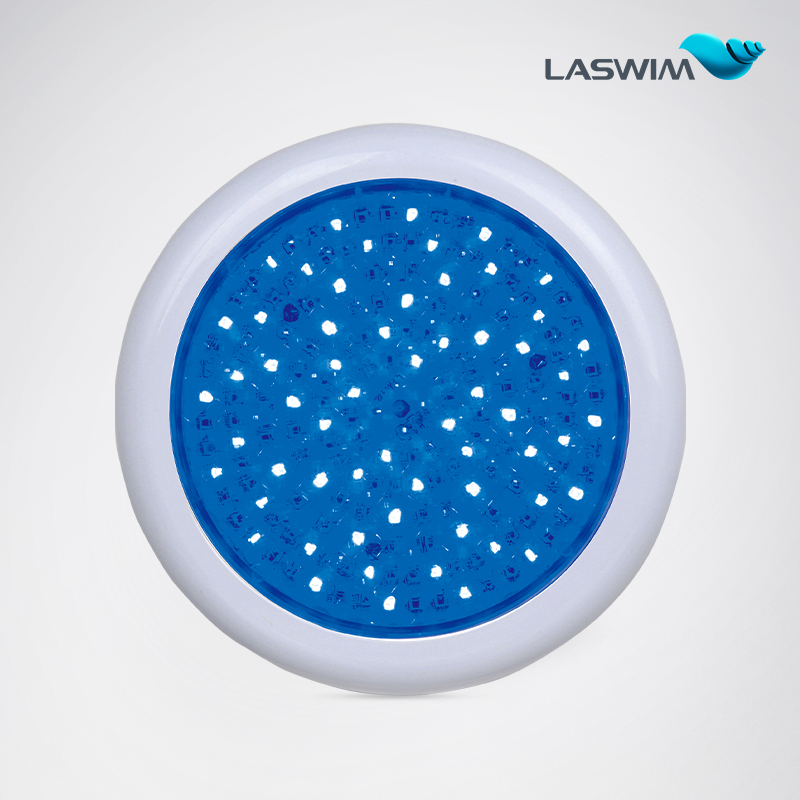 Laswim Factory 18W Tadpole patentó 12 Voltios bajo el agua Luz Subacuática Nuevo control remoto ABS RGB LED submarino Swimming Pool Lights